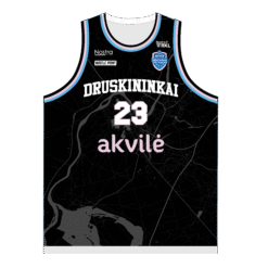 Druskininkų „Akvilė“ tamsūs varžybiniai marškinėliai
