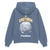 Pilkas džemperis su gobtuvu „Ball“